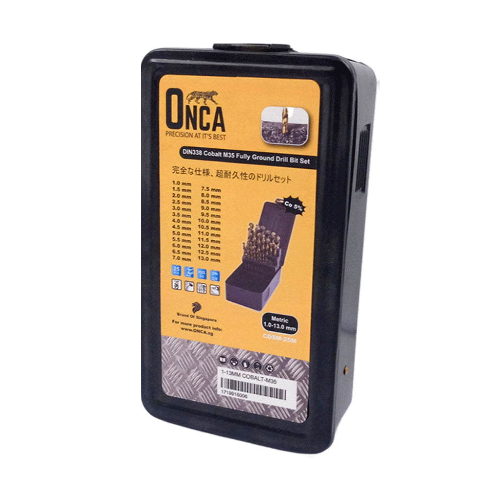 ONCA CDSM Cobalt M35 Drill Bit Set (MM/AF)