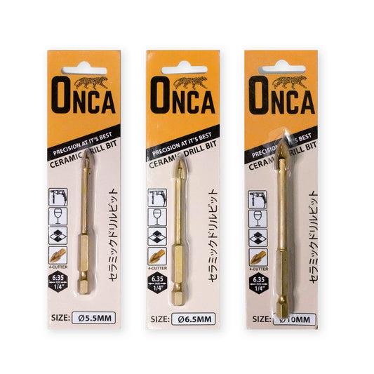 ONCA CTB 4CUT Ceramic Tile Drill Bit (5.0-12.0MM)
