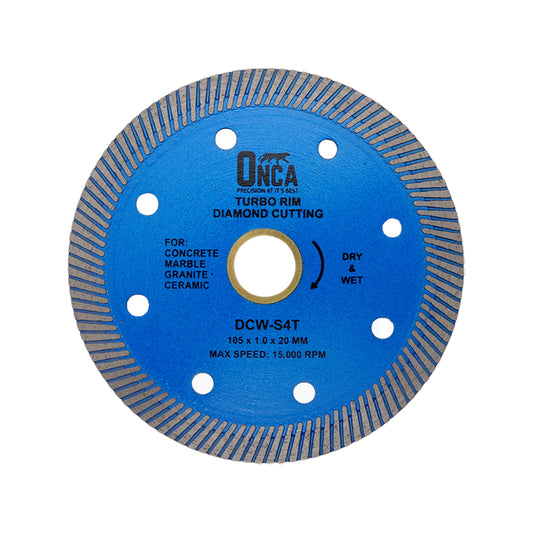 ONCA DCW-S4T Diamond Cutting Wheel (Turbo Rim)