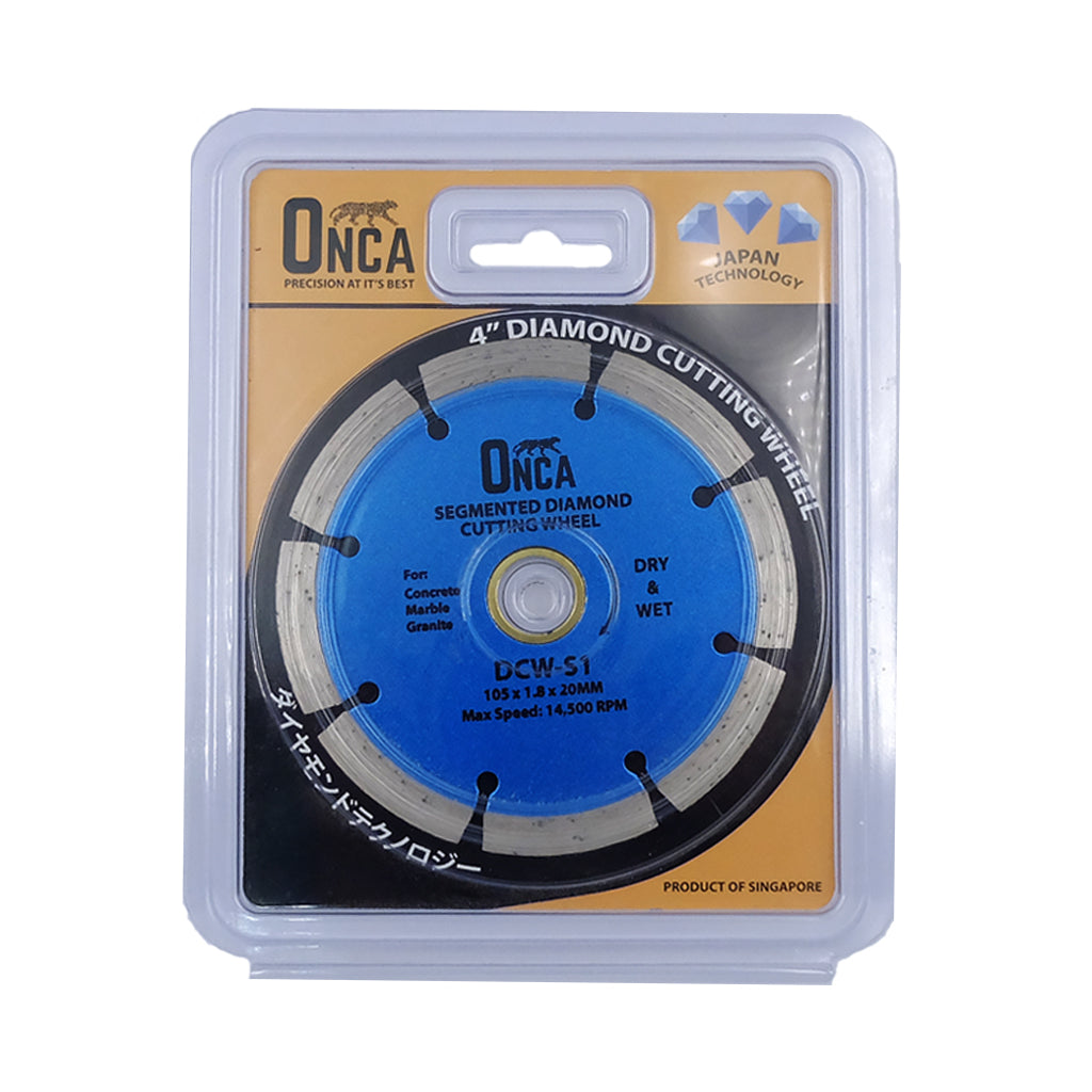 ONCA DCW-S1 Diamond Cutting Wheel (105 x 1.8 x 20MM)