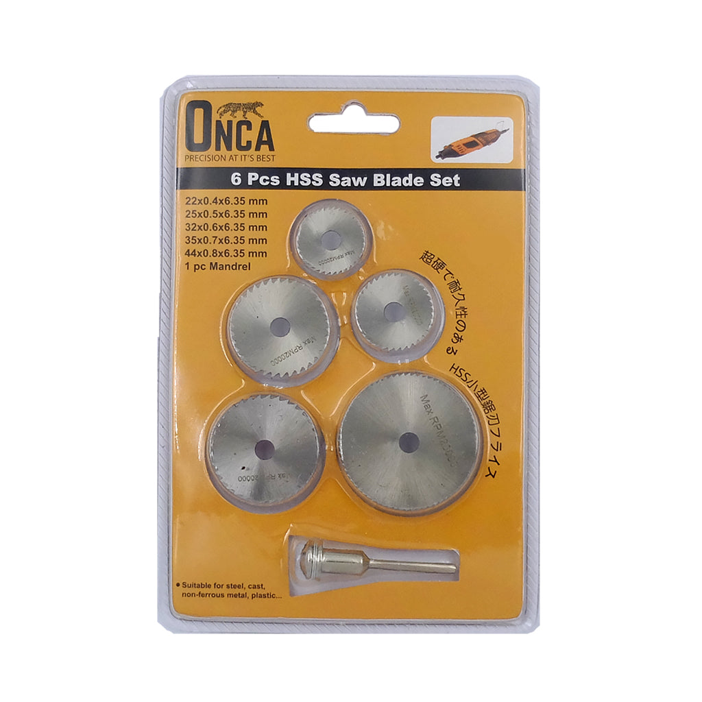 ONCA HSBS-6 HSS Saw Blade Set (6PCS)