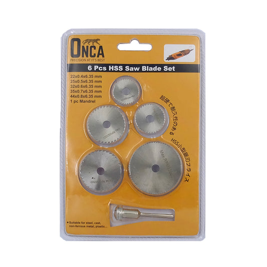 ONCA HSBS-6 HSS Saw Blade Set (6PCS)