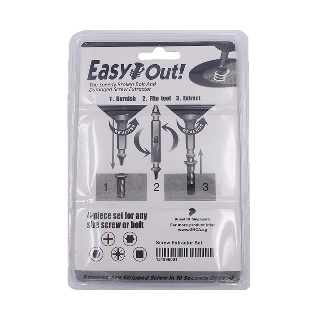 ONCA OSES-04 Screw Extractor Set (4PCS)