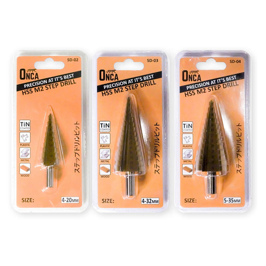 ONCA Step Drill Bit (HSS-M2)
