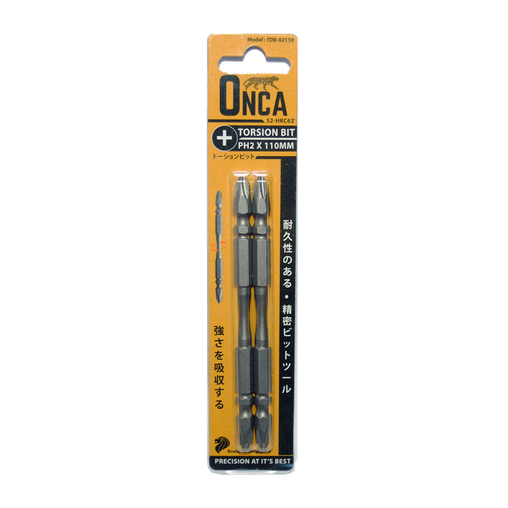 ONCA TDB Torsion Screwdriver Bit (S2-HRC62)