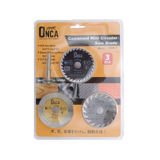 ONCA OMSB-3 Multi Saw Blade Set (3PCS)